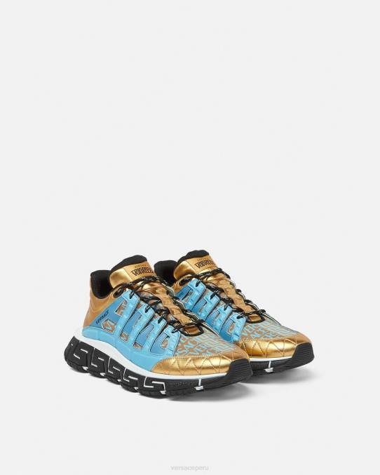 Versace zapato hombres zapatillas trigrecas 6BPV1511 multicolor