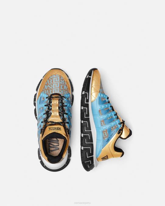 Versace zapato hombres zapatillas trigrecas 6BPV1511 multicolor