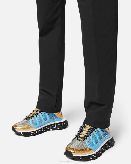 Versace zapato hombres zapatillas trigrecas 6BPV1511 multicolor