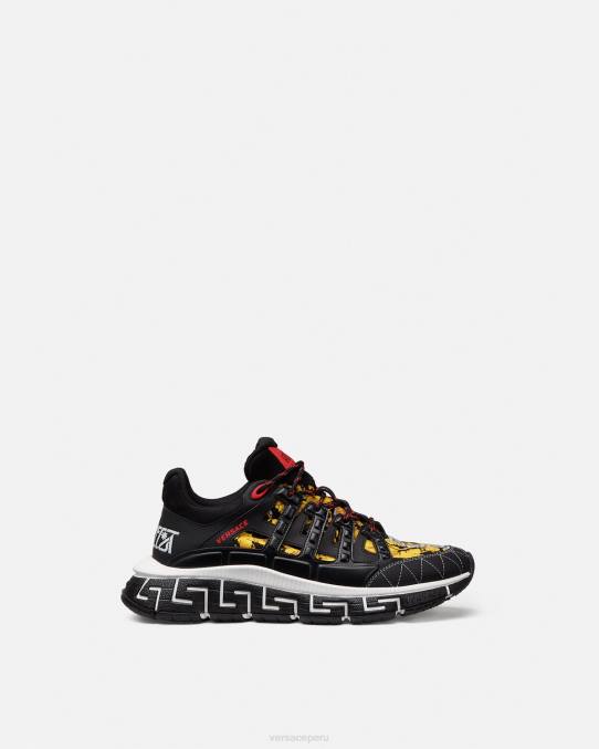 Versace zapato hombres zapatillas trigrecas 6BPV1528 imprimir