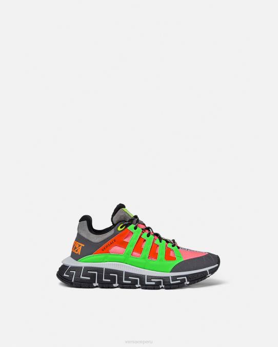Versace zapato hombres zapatillas trigrecas 6BPV1545 multicolor