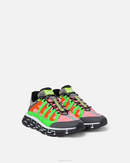 Versace zapato hombres zapatillas trigrecas 6BPV1545 multicolor