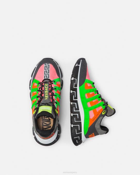 Versace zapato hombres zapatillas trigrecas 6BPV1545 multicolor