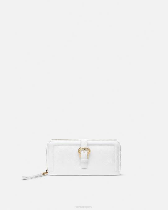 Versace accesorios mujer cartera continental couture1 6BPV2319 blanco