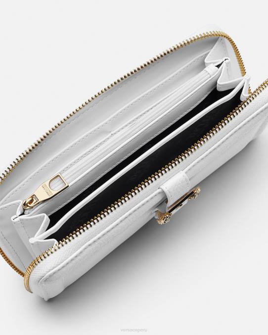 Versace accesorios mujer cartera continental couture1 6BPV2319 blanco