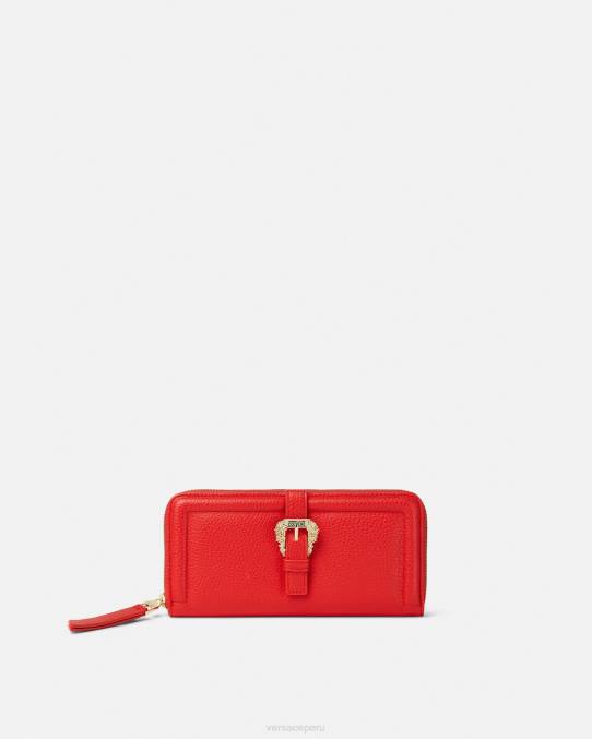 Versace accesorios mujer cartera continental couture1 6BPV2345 naranja