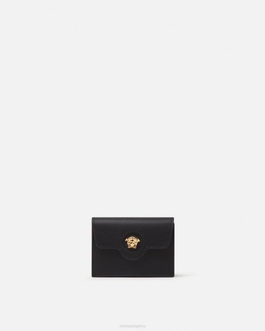 Versace accesorios mujer tarjetero con medusa 6BPV572 negro