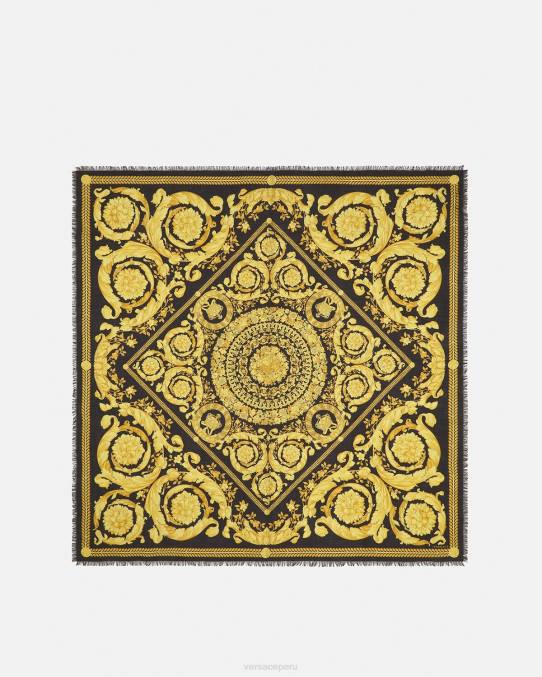 Versace accesorios mujer chal barroco en mezcla de cachemir 6BPV900 imprimir