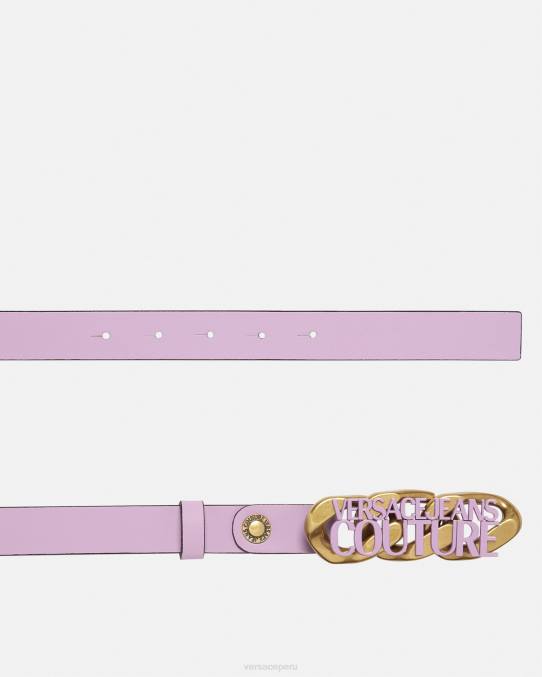 Versace accesorios mujer cinturón con cadena y logo 6BPV2354 lila