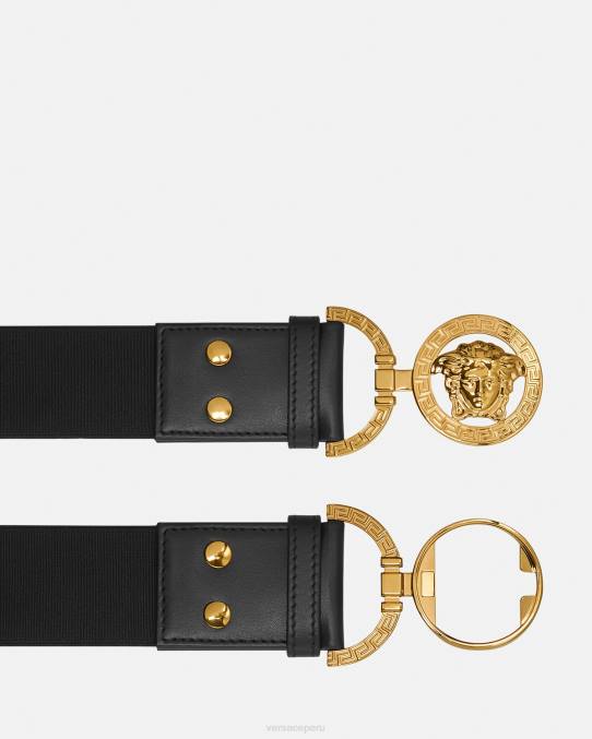 Versace accesorios mujer cinturón de medusa 6BPV522 negro
