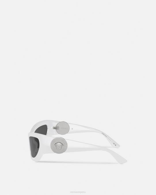Versace accesorios mujer gafas de sol cat-eye con Medusa 6BPV586 blanco