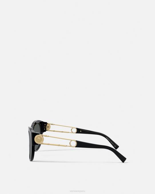 Versace accesorios mujer gafas de sol con imperdible 6BPV688 negro