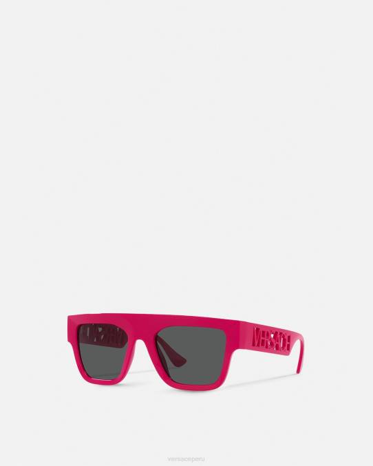 Versace accesorios mujer gafas de sol con logo vintage de los 90 6BPV690 fucsia