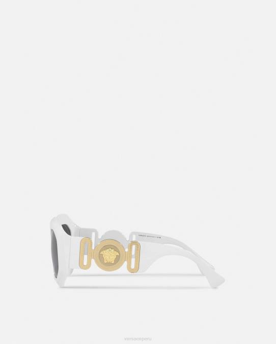 Versace accesorios mujer gafas de sol cuadradas maxi medusa biggie 6BPV634 blanco