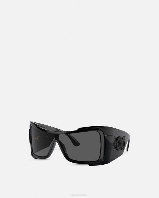 Versace accesorios mujer gafas de sol maxi con escudo biggie de medusa 6BPV606 negro