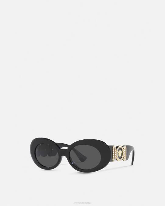 Versace accesorios mujer gafas de sol ovaladas con medusa biggie 6BPV631 negro