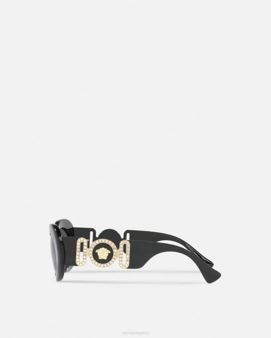 Versace accesorios mujer gafas de sol ovaladas con medusa biggie 6BPV631 negro