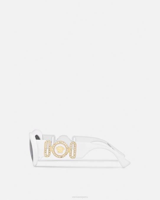 Versace accesorios mujer gafas de sol ovaladas con medusa biggie 6BPV632 blanco