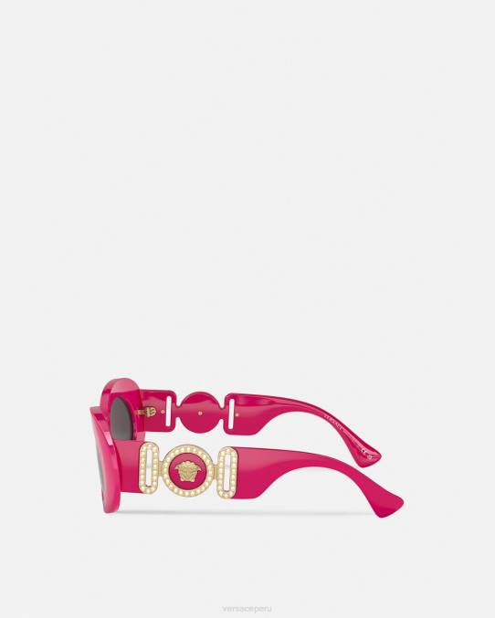 Versace accesorios mujer gafas de sol ovaladas con medusa biggie 6BPV633 fucsia
