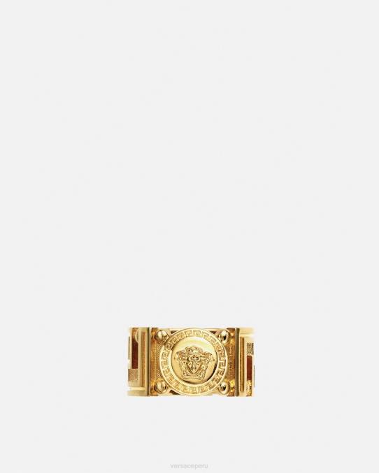 Versace accesorios mujer anillo con medusa greca 6BPV751 oro
