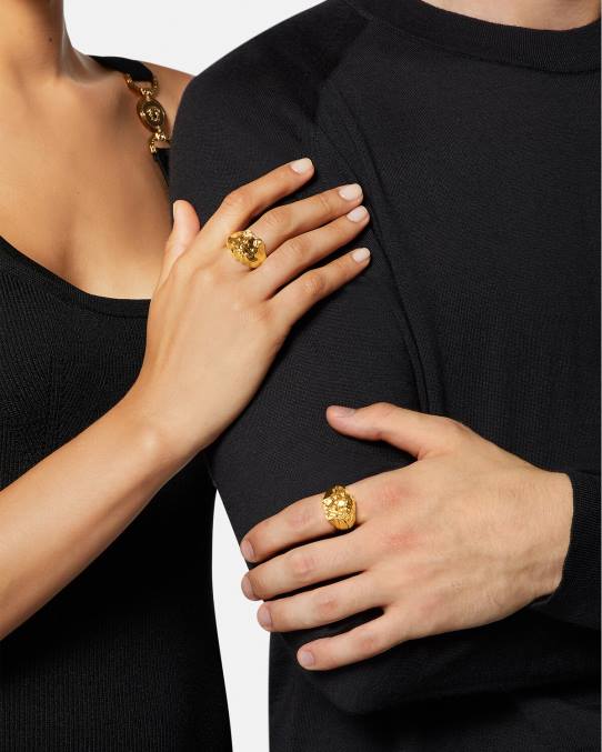 Versace accesorios mujer anillo de medusa 6BPV781 oro