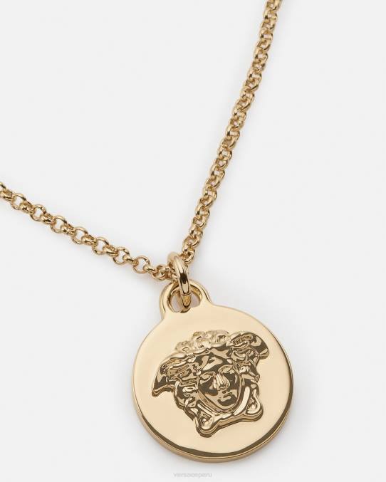 Versace accesorios mujer collar con colgante de medusa 6BPV770 oro