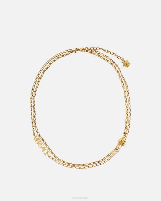 Versace accesorios mujer collar con logo de medusa 6BPV800 oro