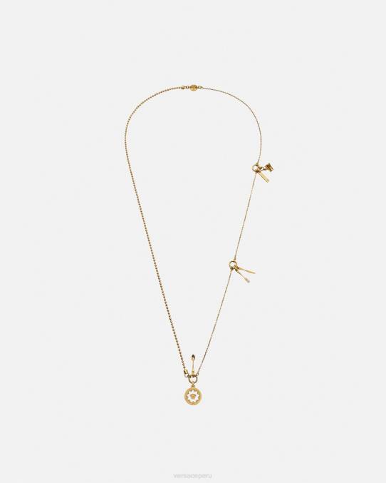 Versace accesorios mujer collar de cubiertos de medusa 6BPV818 blanco