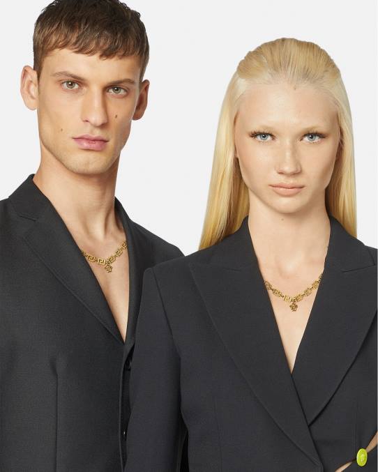 Versace accesorios mujer collar de medusa greca 6BPV744 oro