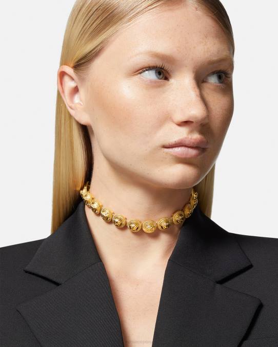 Versace accesorios mujer gargantilla con medusa biggie 6BPV844 oro