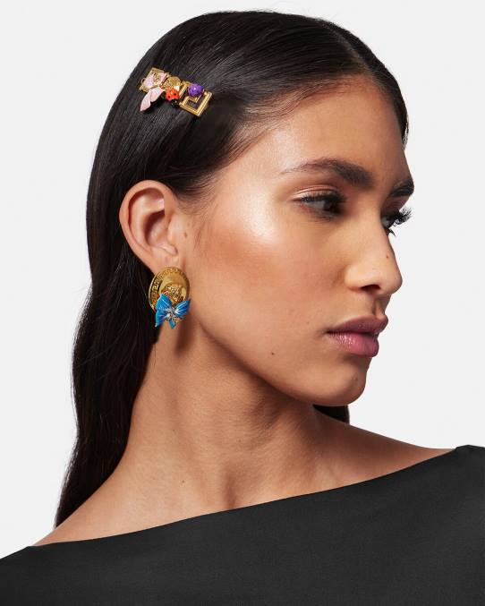 Versace accesorios mujer horquilla izquierda mariposa medusa 6BPV719 oro