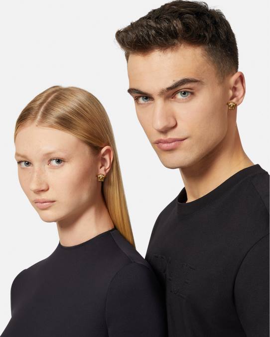 Versace accesorios mujer pendientes con cabeza de medusa 6BPV774 oro