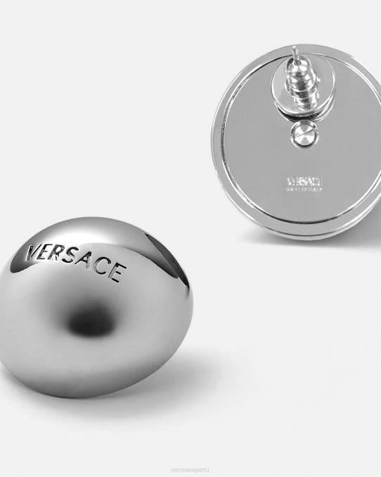 Versace accesorios mujer pendientes de azulejos de esfera 6BPV808 plata