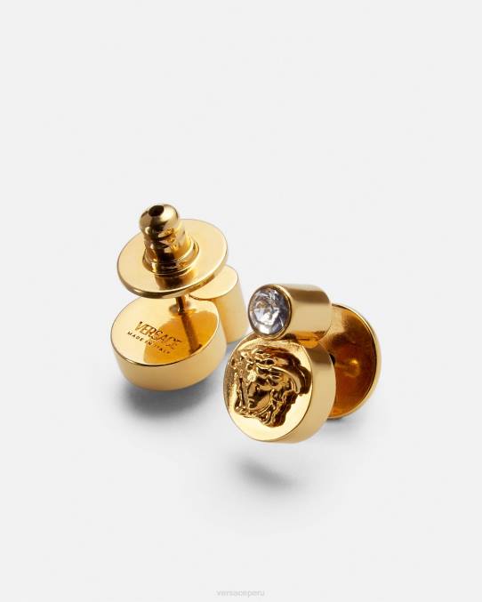 Versace accesorios mujer pendientes de medusa de cristal 6BPV778 oro