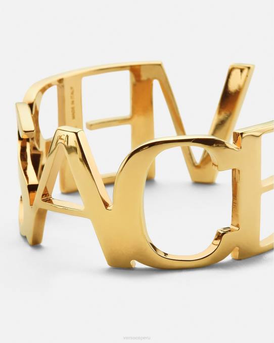 Versace accesorios mujer pulsera con logo 6BPV806 oro