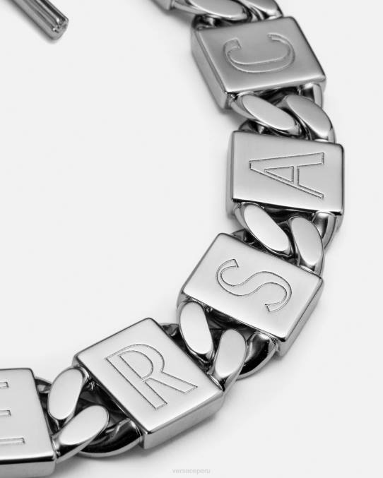 Versace accesorios mujer pulsera de azulejos 6BPV737 plata