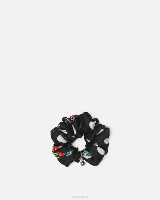 Versace accesorios mujer scrunchie de mariposas 6BPV861 imprimir