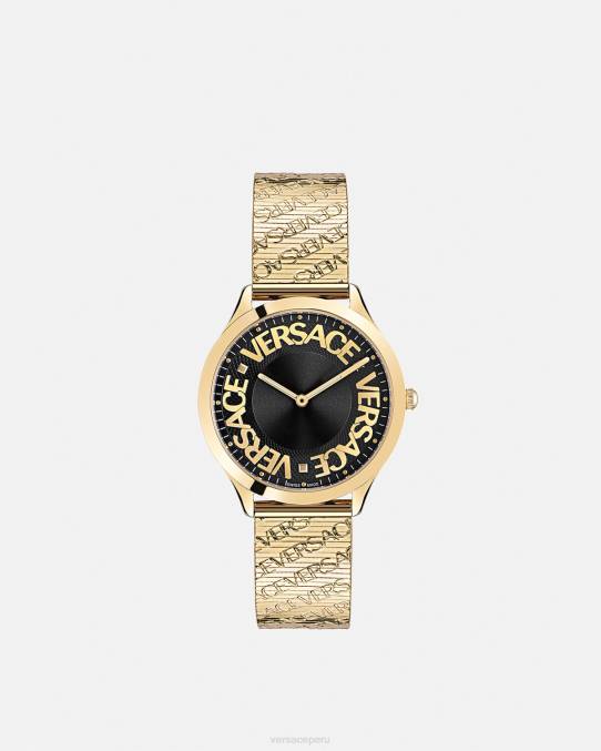 Versace accesorios mujer reloj con logo halo 6BPV970 oro