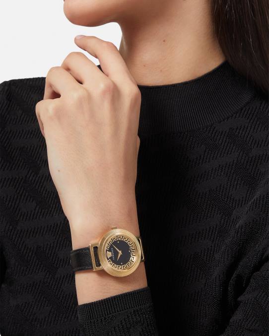 Versace accesorios mujer reloj greca chic 6BPV960 oro negro