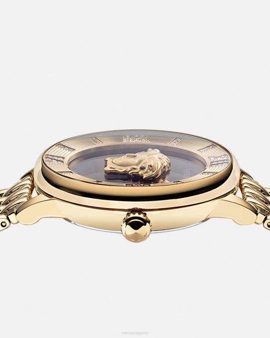 Versace accesorios mujer reloj la medusa con diamantes 6BPV962 oro negro