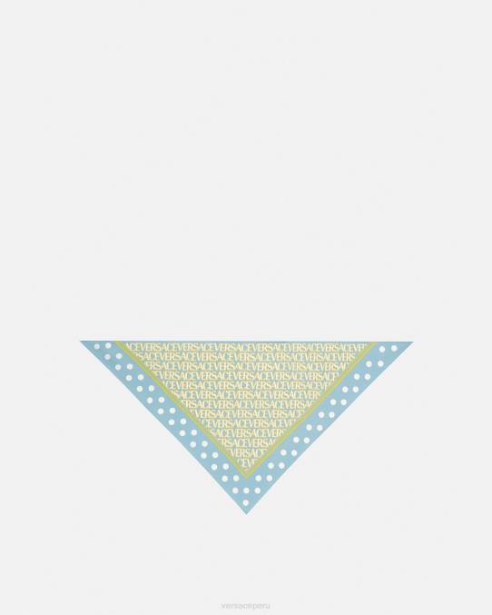 Versace accesorios mujer fular triangular de seda en toda la prenda 6BPV886 imprimir