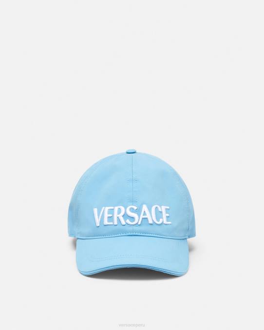 Versace accesorios mujer gorra de béisbol con logo 6BPV872 azul claro