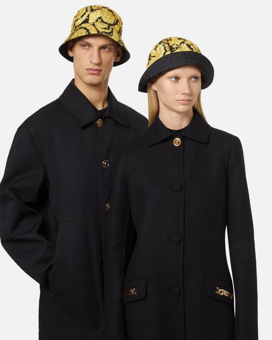 Versace accesorios mujer sombrero de pescador barroco 6BPV873 imprimir