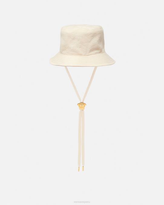 Versace accesorios mujer sombrero de pescador con silueta barroca 6BPV870 beige