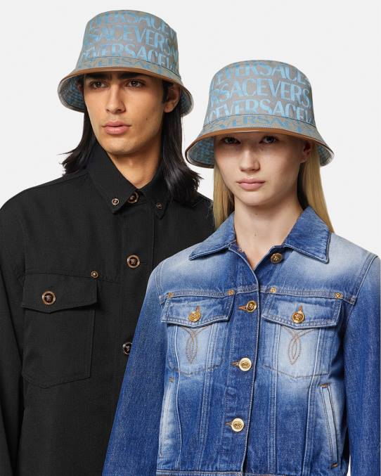 Versace accesorios mujer sombrero de pescador integral 6BPV869 un color