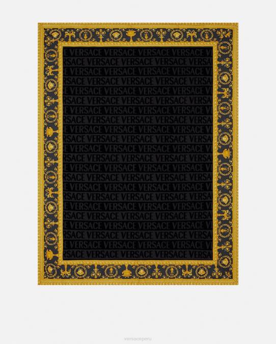 Versace ropa interior y ropa de playa mujer i toalla de playa barroca 6BPV1198 negro