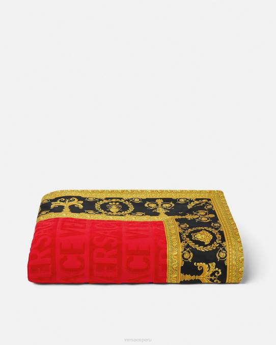Versace ropa interior y ropa de playa mujer i toalla de playa barroca 6BPV1201 rojo