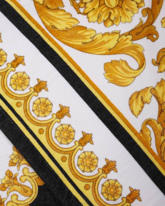 Versace ropa interior y ropa de playa mujer toalla de playa creta de flor 6BPV1203 imprimir