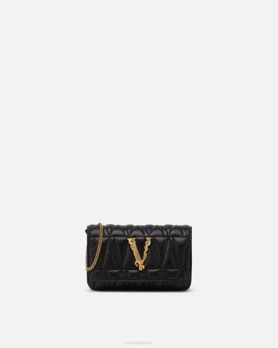 Versace bolsas mujer bolso mini virtus 6BPV372 negro