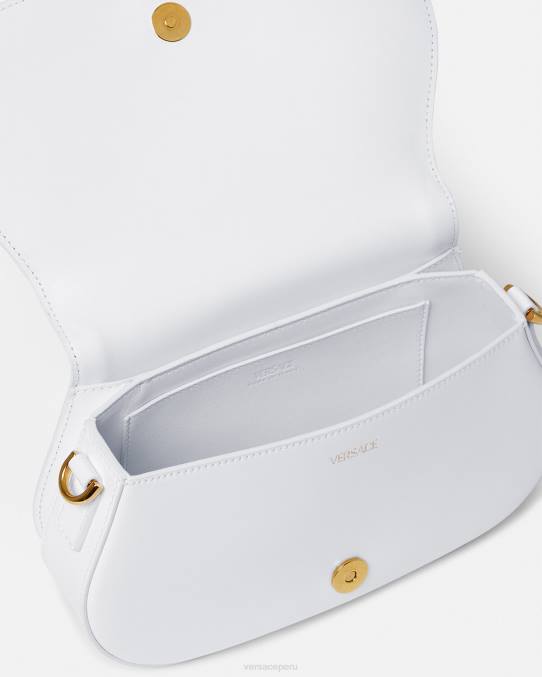 Versace bolsas mujer bolso de hombro con greca diosa 6BPV253 blanco